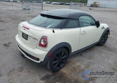 2013 Mini Coupe Cooper S from USA, damaged, VIN WMWSX3C53DT408734